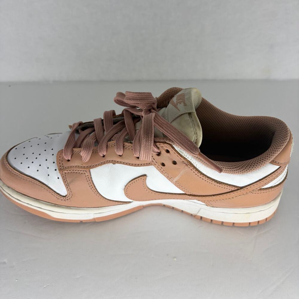 Nike Dunk Low Rose Whisper Women's 9 White Pink Gum DD1503-118 Sneaker - Picture 10 of 13
